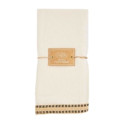 Cream Jute Edge Napkin Set